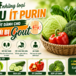 Top những loại rau ít purin rất tốt dành cho người bị bệnh Gout