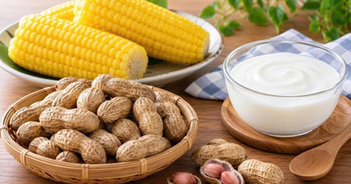 Bữa sáng ăn ngô, lạc luộc và sữa chua có tốt cho sức khỏe không?